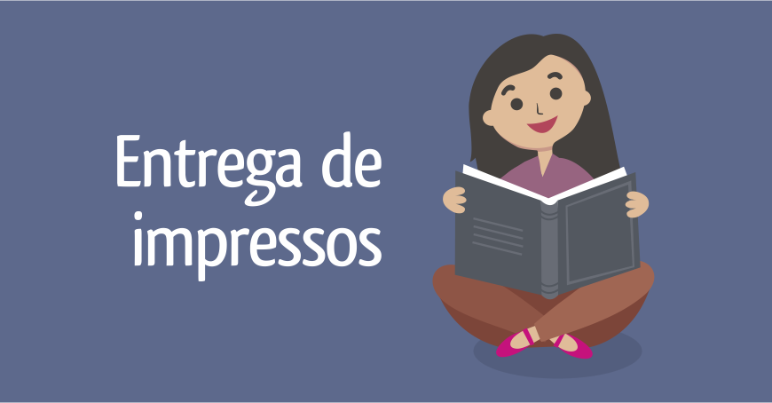 Entrega de impressos - Livraria da Pipa.