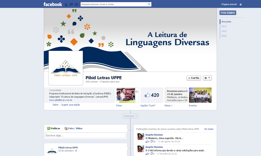 Pibid Letras UFPE