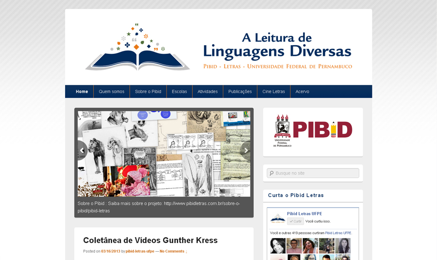 Pibid Letras UFPE