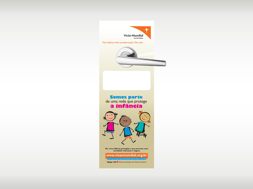 Aviso de porta. Tiragem: 500 exemplares