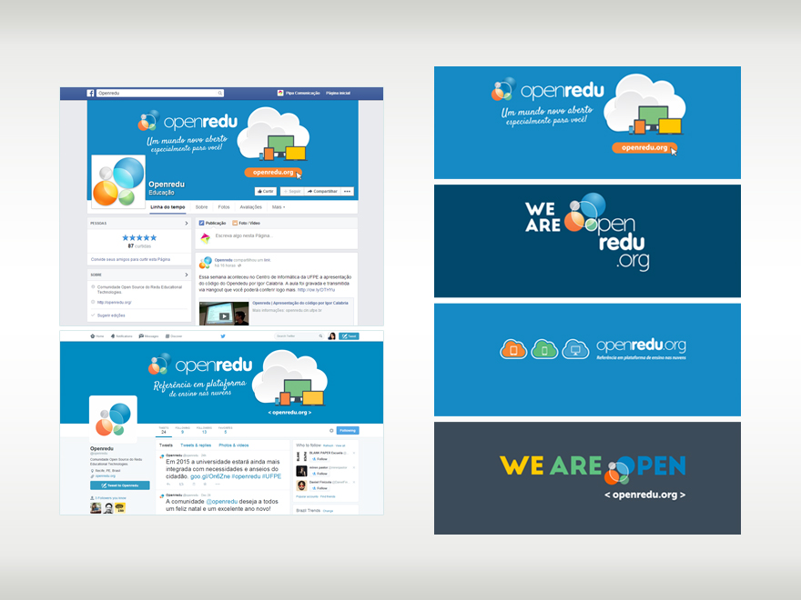 Facebook e Twitter covers