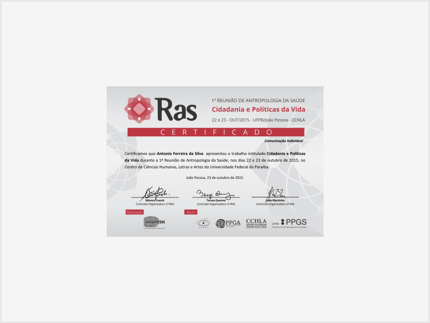 Reunião de Antropologia da Saúde
