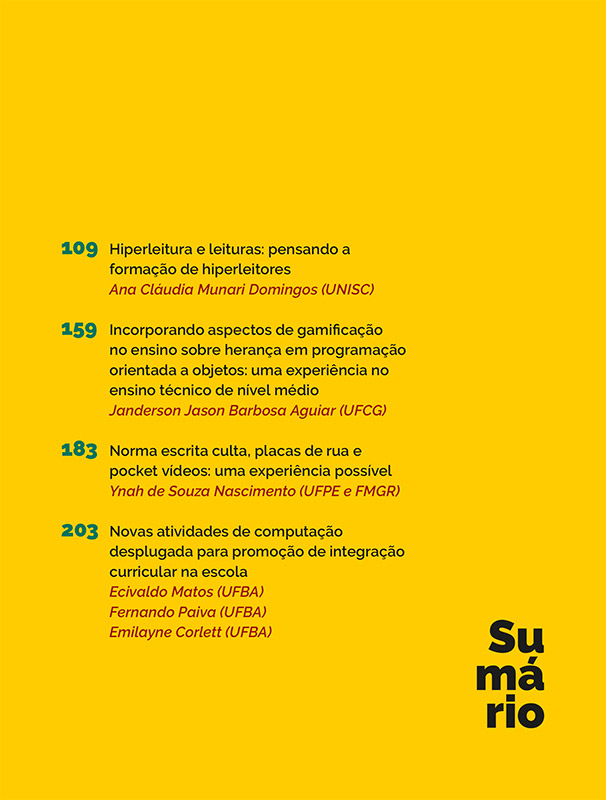 Educação criativa: multiplicando experiências para a aprendizagem Educação criativa: multiplicando experiências para a aprendizagem