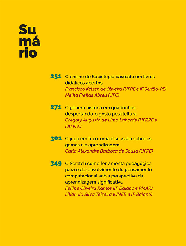 Educação criativa: multiplicando experiências para a aprendizagem Educação criativa: multiplicando experiências para a aprendizagem